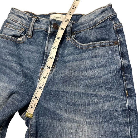 Bohme Straight Leg Distressed Jeans Sz 24 - Picture 9 of 11